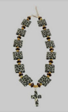 African Cross Necklace